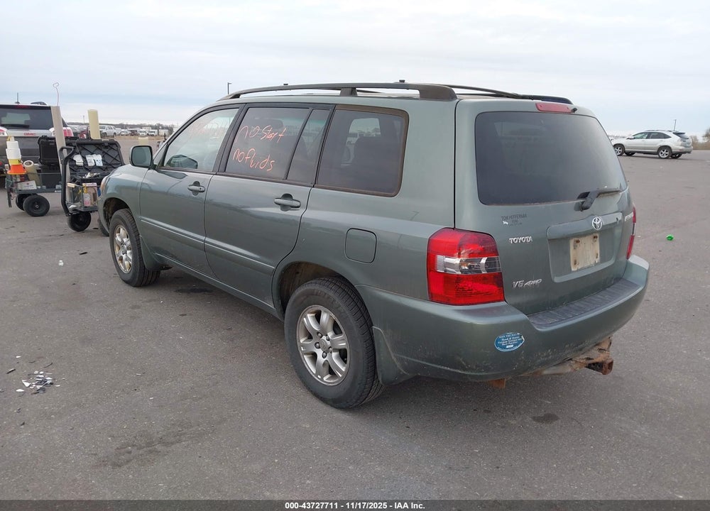 2005 TOYOTA HIGHLANDER V6 VIN: JTEEP21A350084628