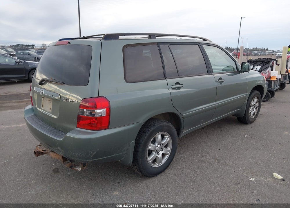 2005 TOYOTA HIGHLANDER V6 VIN: JTEEP21A350084628
