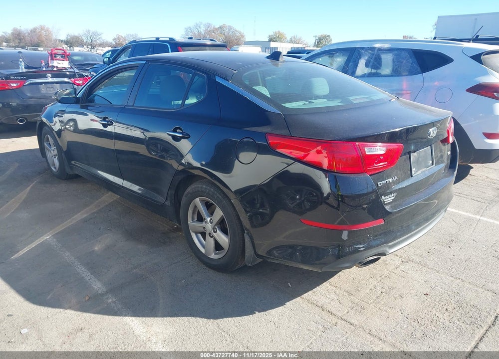 2015 KIA OPTIMA LX VIN: 5XXGM4A74FG366900