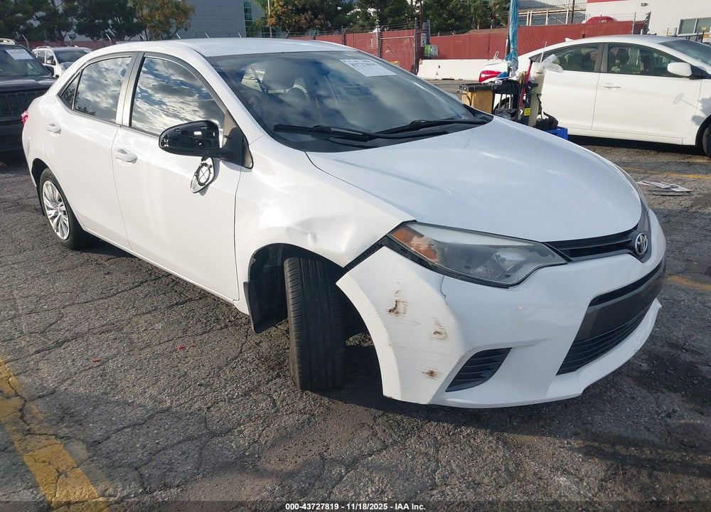 2016 TOYOTA COROLLA LE VIN: 2T1BURHE9GC487443