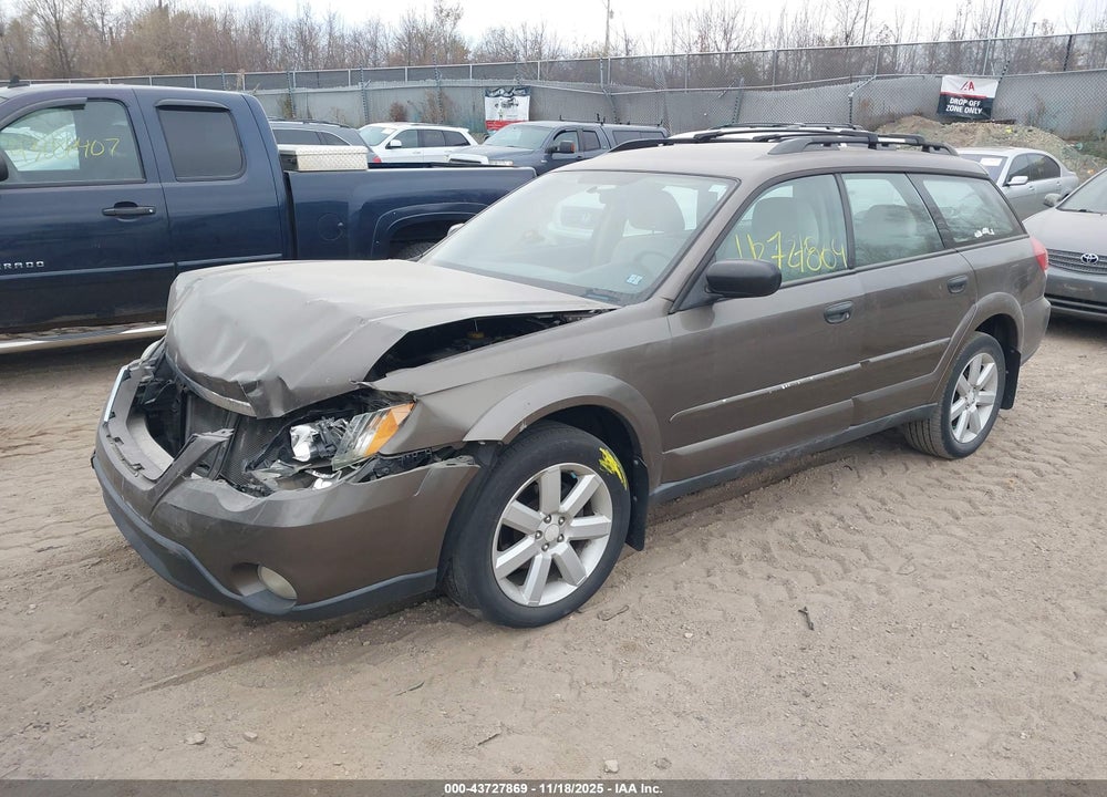 2009 SUBARU OUTBACK 2.5I VIN: 4S4BP61C897324507
