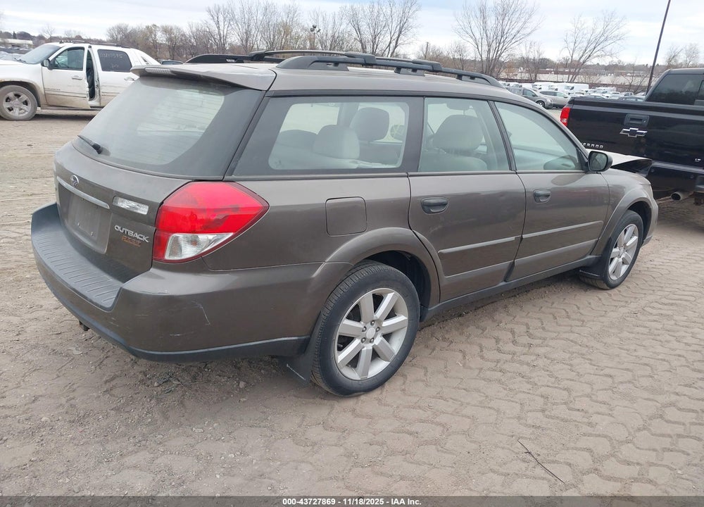 2009 SUBARU OUTBACK 2.5I VIN: 4S4BP61C897324507