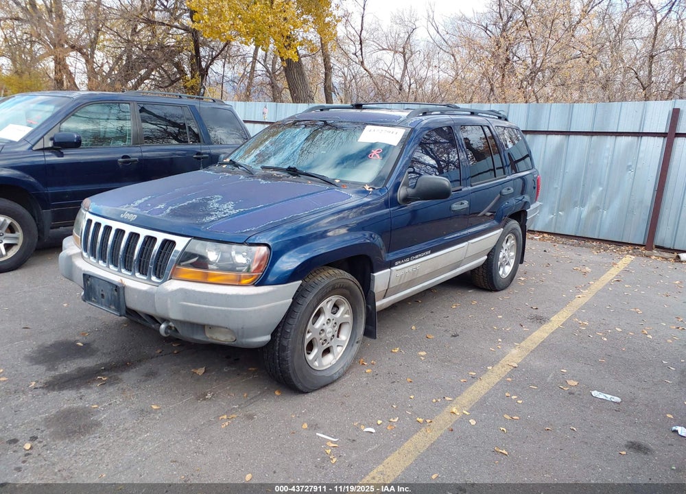 2000 CHEROKEE JEEP GRAND  LAREDO VIN: 1J4GW48N2YC376921