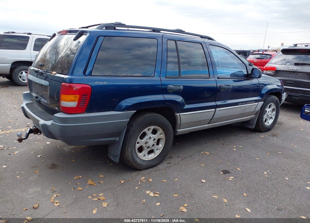 2000 CHEROKEE JEEP GRAND  LAREDO VIN: 1J4GW48N2YC376921