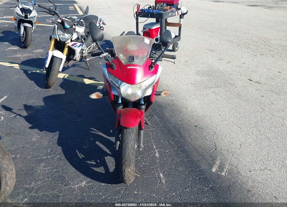 2012 HONDA CBR250 R VIN: MLHMC4101C5207743