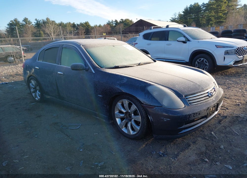 2003 INFINITI G35 LUXURY LEATHER VIN: JNKCV51EX3M301232