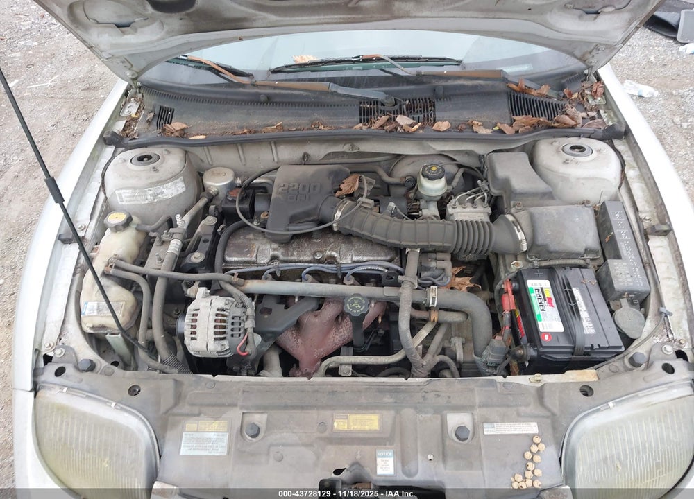 2001 PONTIAC SUNFIRE SE VIN: 1G2JB124417113757