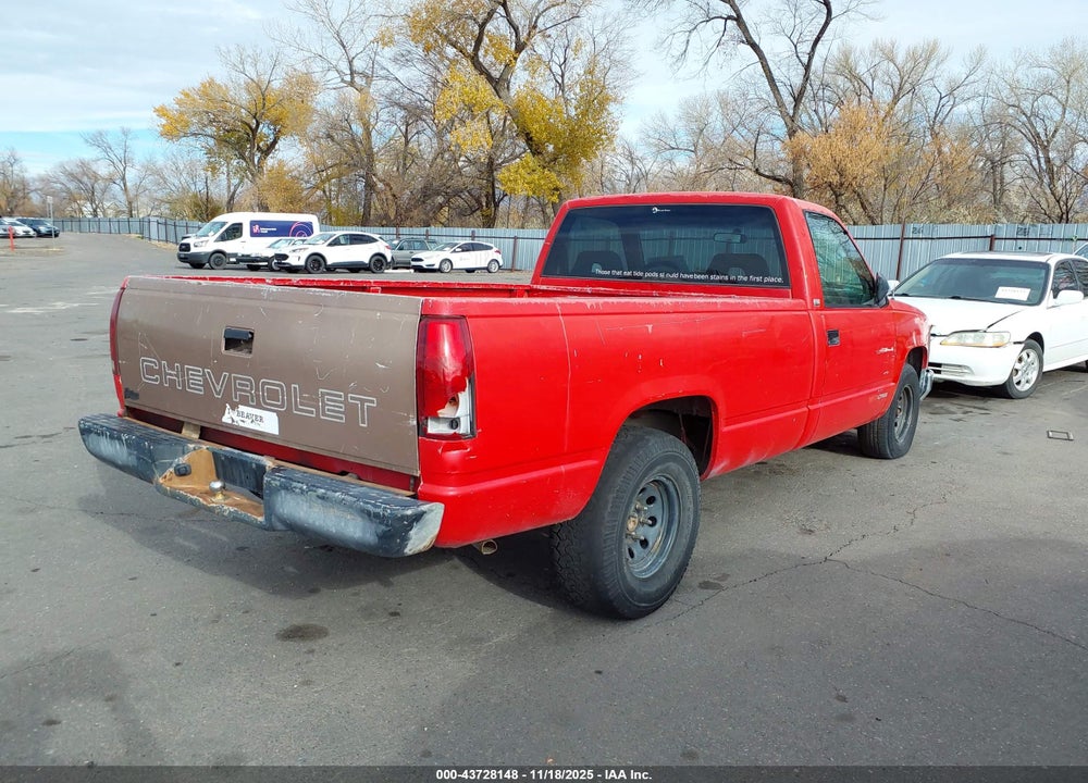 1993 CHEVROLET GMT-400 C1500 VIN: 1GCEC14Z1PE219297