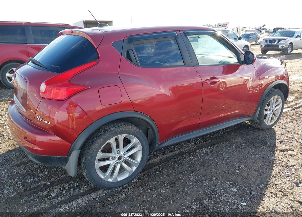 2011 NISSAN JUKE SV VIN: JN8AF5MV5BT022314