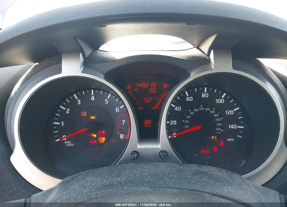 2011 NISSAN JUKE SV VIN: JN8AF5MV5BT022314