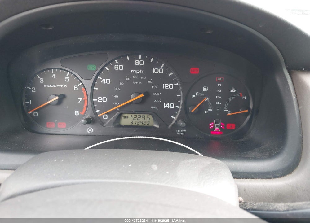 2001 HONDA ACCORD EX VIN: JHMCG66031C002455