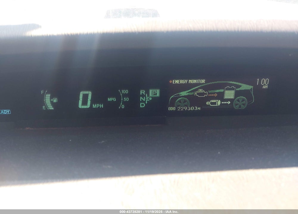 2011 TOYOTA PRIUS THREE VIN: JTDKN3DU4B0320028