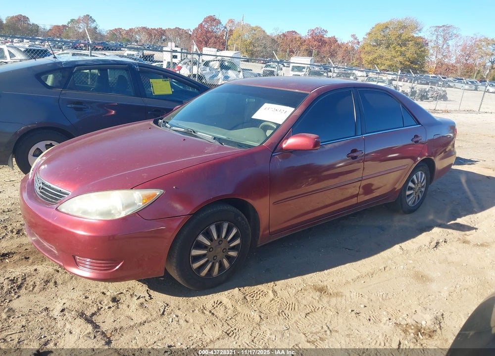 2005 TOYOTA CAMRY LE VIN: 4T1BE32K35U047075