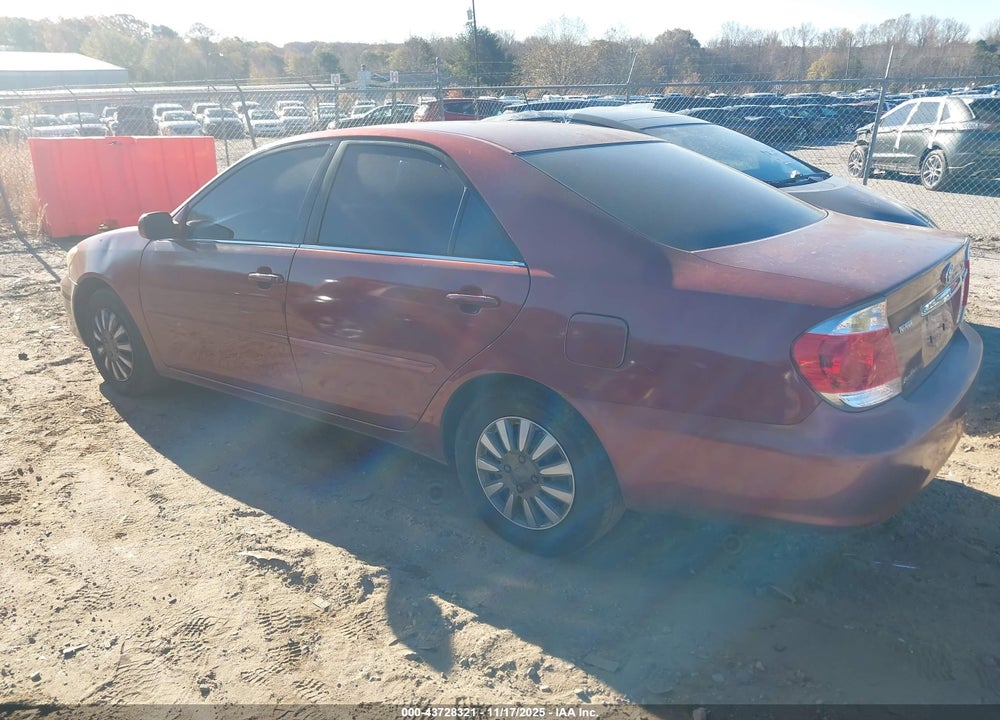 2005 TOYOTA CAMRY LE VIN: 4T1BE32K35U047075