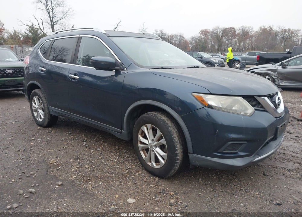 2016 NISSAN ROGUE SV VIN: KNMAT2MV0GP636755