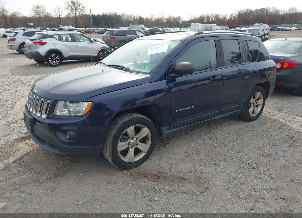 2013 JEEP COMPASS LATITUDE VIN: 1C4NJDEB3DD164328