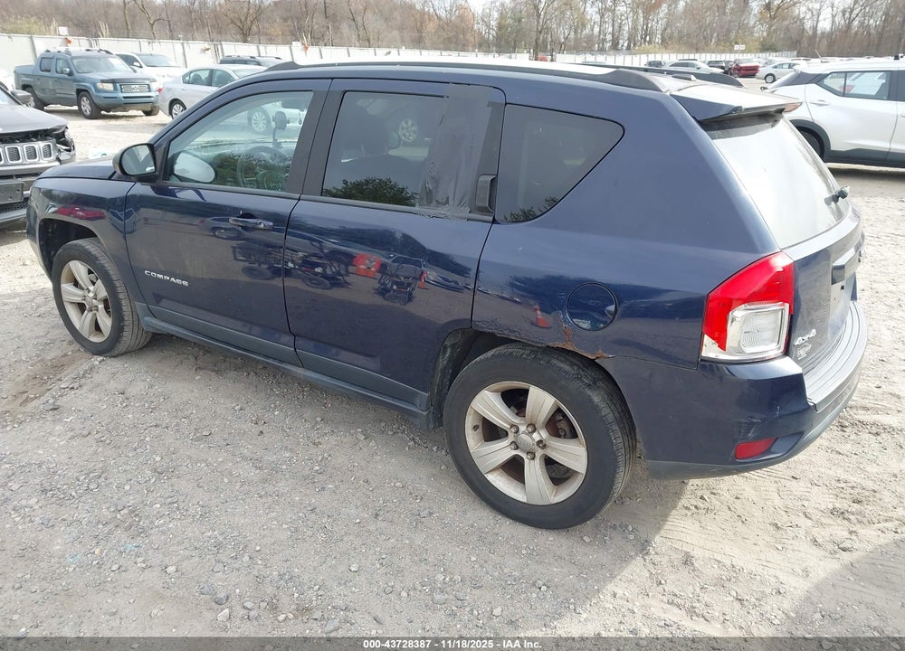 2013 JEEP COMPASS LATITUDE VIN: 1C4NJDEB3DD164328