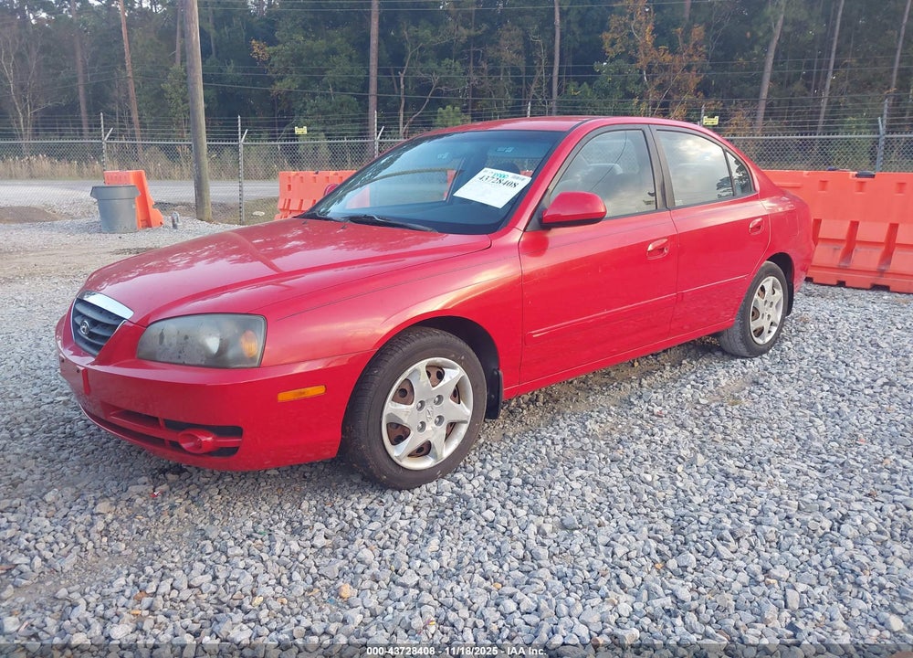 2005 HYUNDAI ELANTRA VIN: KMHDN46D15U977907