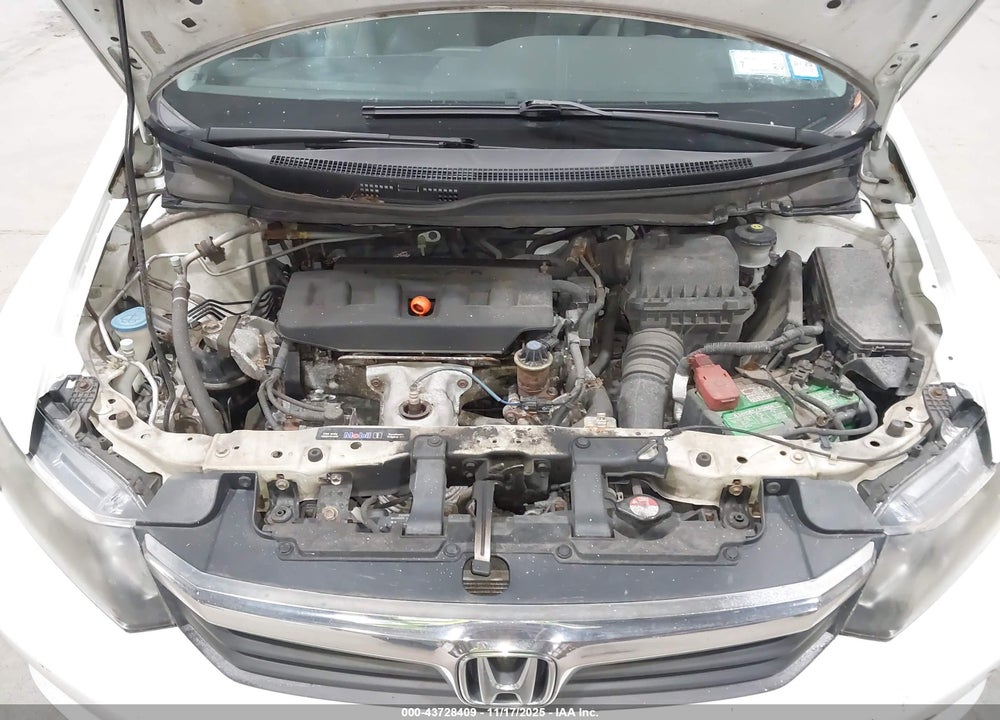2012 HONDA CIVIC LX VIN: 2HGFB2F50CH315823