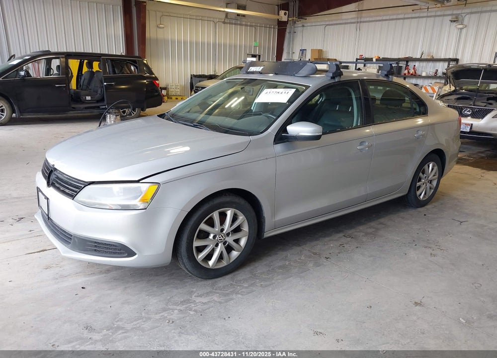 2012 VOLKSWAGEN JETTA 2.5L SE VIN: 3VWDP7AJXCM382825