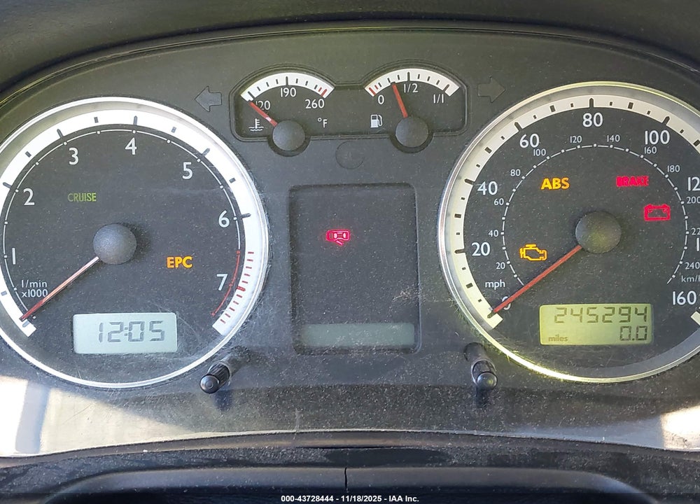 2002 VOLKSWAGEN JETTA GLS 1.8L VIN: WVWSE61J62W211403