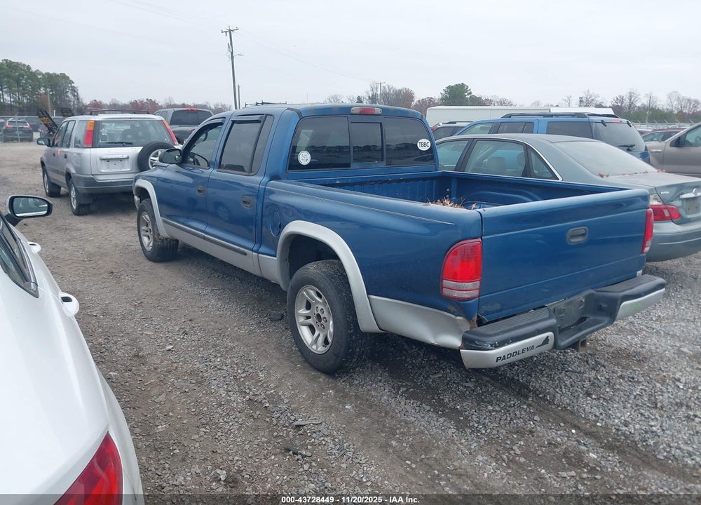2004 DODGE DAKOTA SLT VIN: 1D7HL48KX4S533772