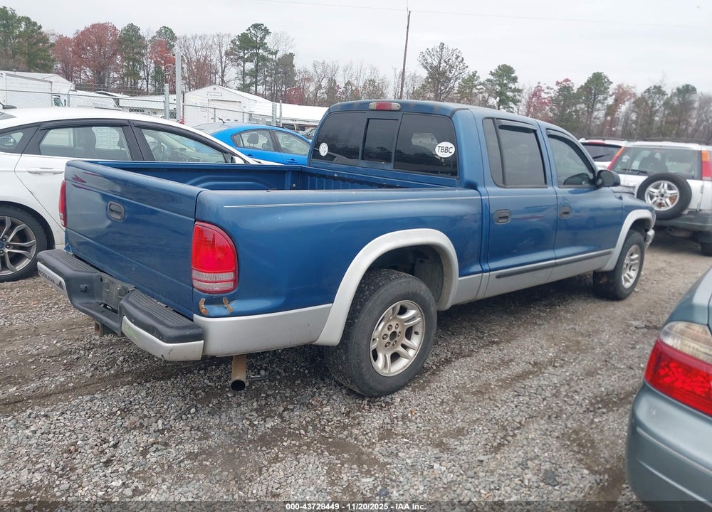 2004 DODGE DAKOTA SLT VIN: 1D7HL48KX4S533772