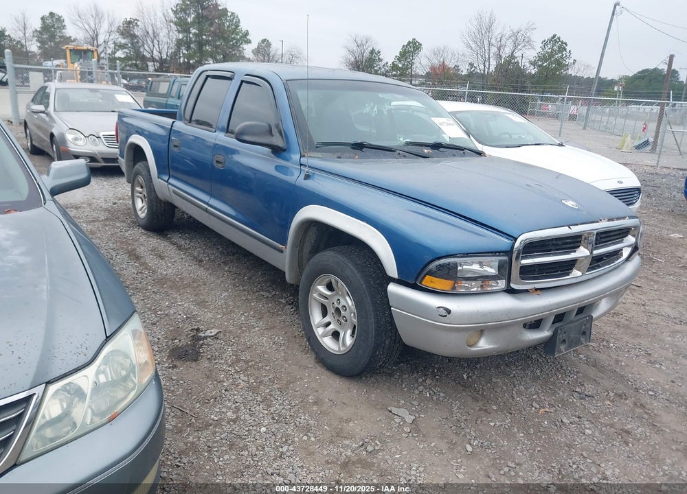 2004 DODGE DAKOTA SLT VIN: 1D7HL48KX4S533772
