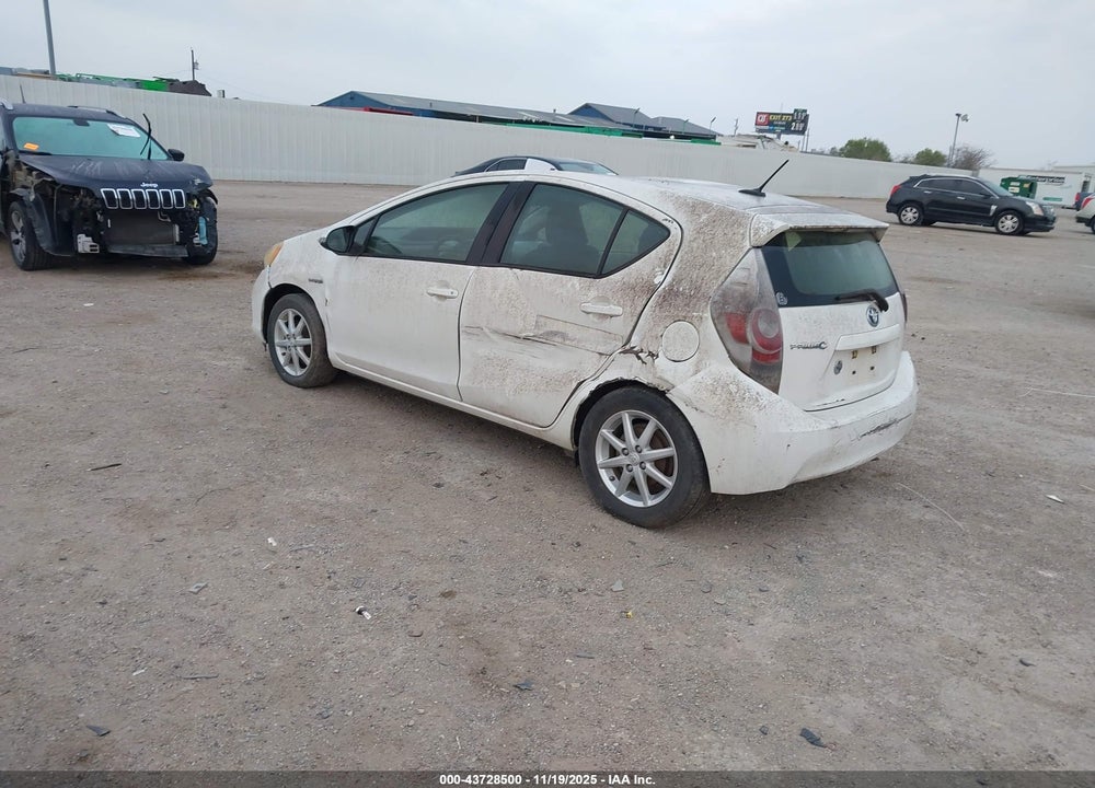2012 TOYOTA PRIUS C VIN: JTDKDTB36C1511068