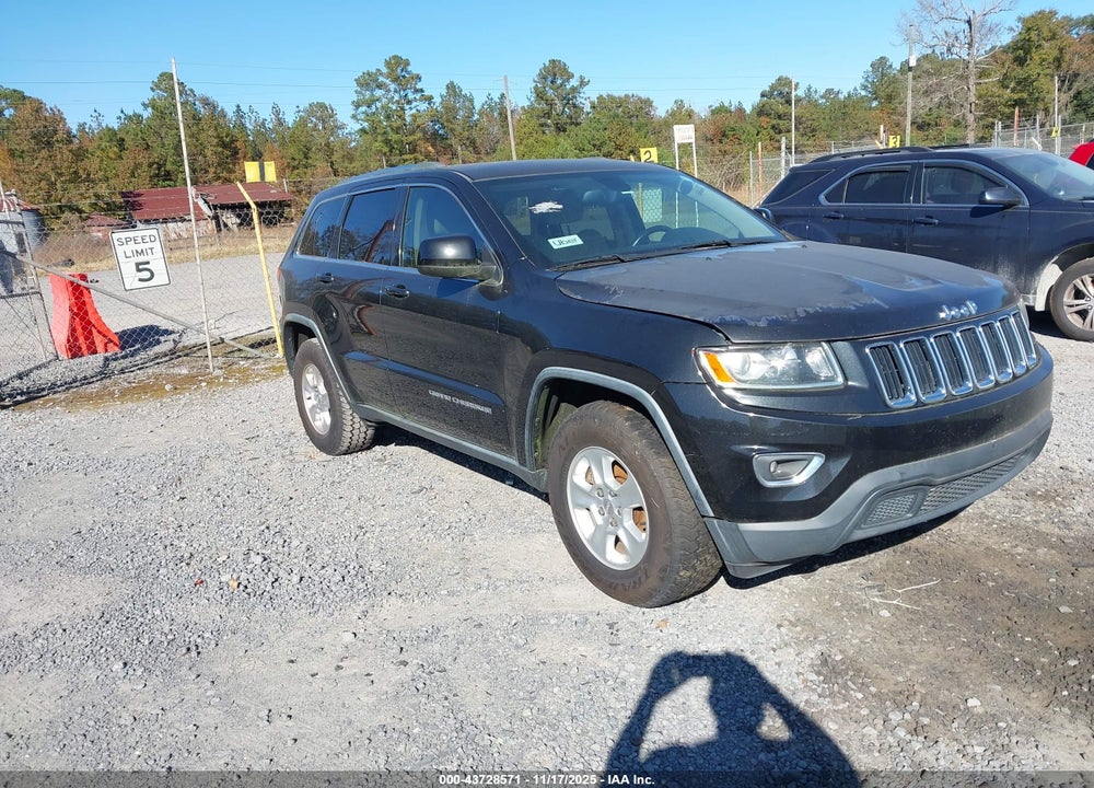 2014 JEEP GRAND CHEROKEE LAREDO VIN: 1C4RJFAG4EC104872