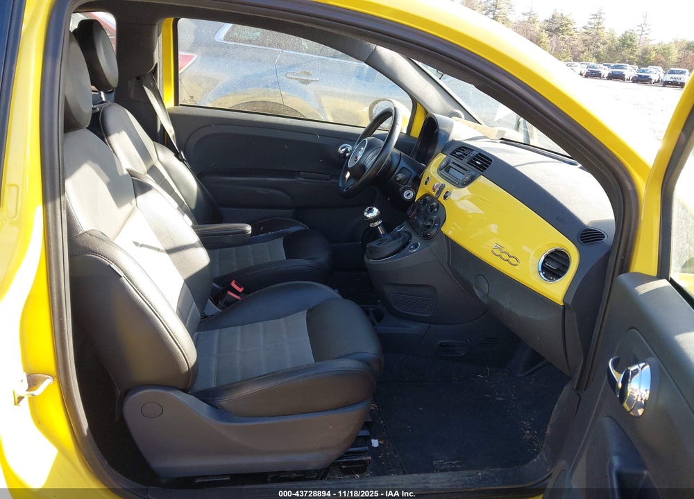 2012 FIAT 500 SPORT VIN: 3C3CFFBRXCT383922