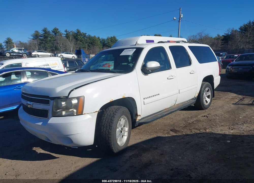 2007 CHEVROLET SUBURBAN 1500 LT VIN: 3GNFK16347G225319
