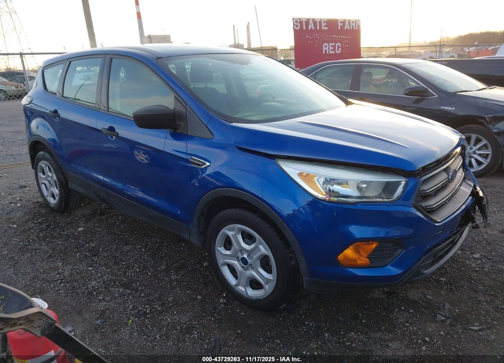 2017 FORD ESCAPE S VIN: 1FMCU0F72HUA78740
