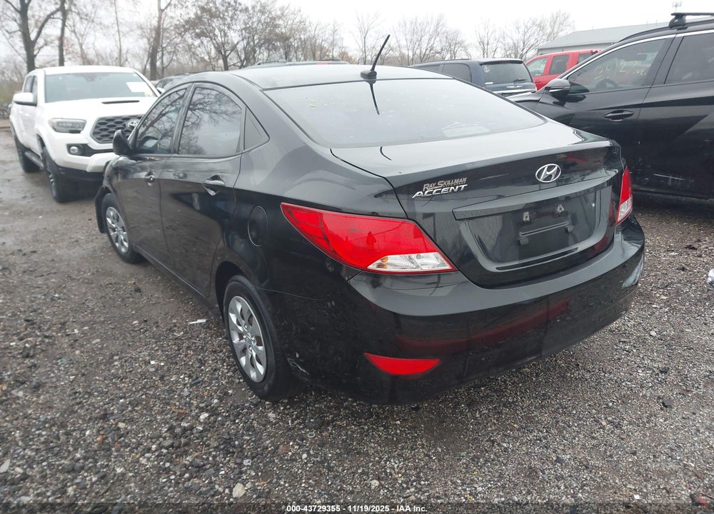 2017 HYUNDAI ACCENT SE VIN: KMHCT4AEXHU339452