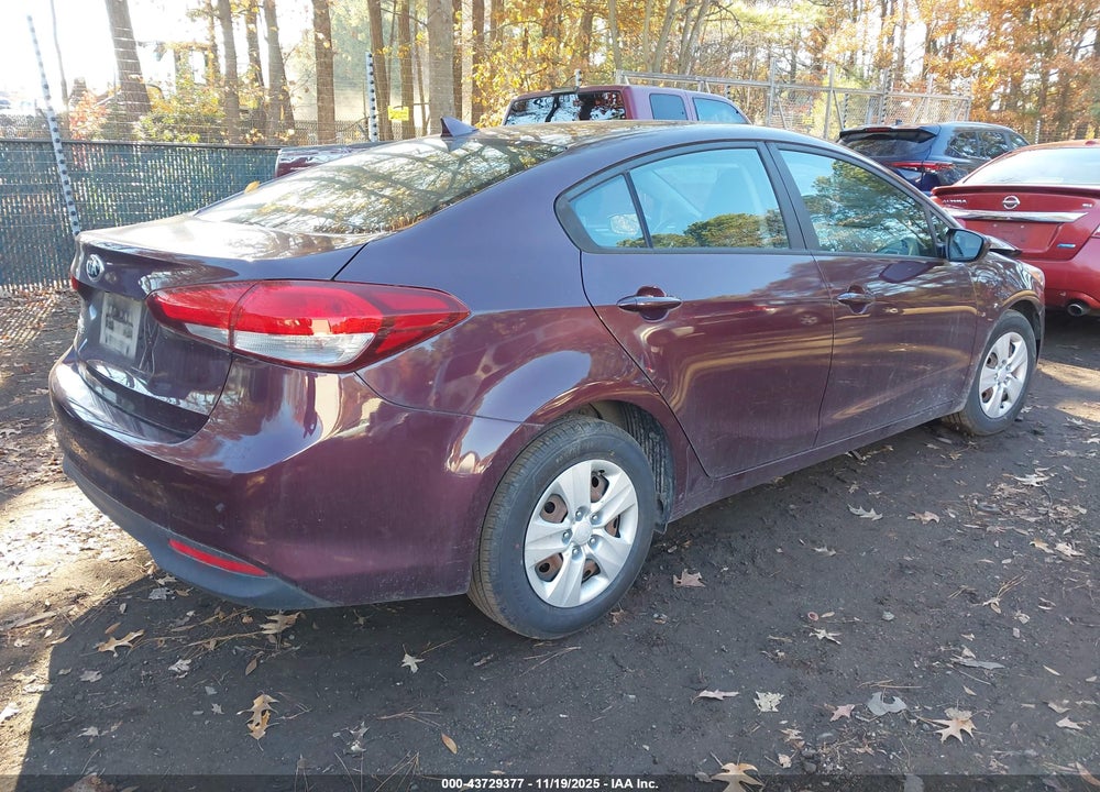 2017 KIA FORTE LX VIN: 3KPFL4A71HE145667