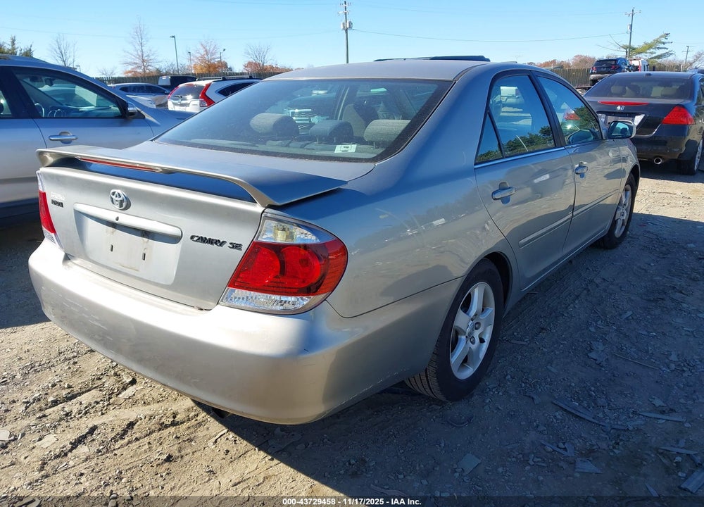 2005 TOYOTA CAMRY SE VIN: 4T1BE32K65U535890