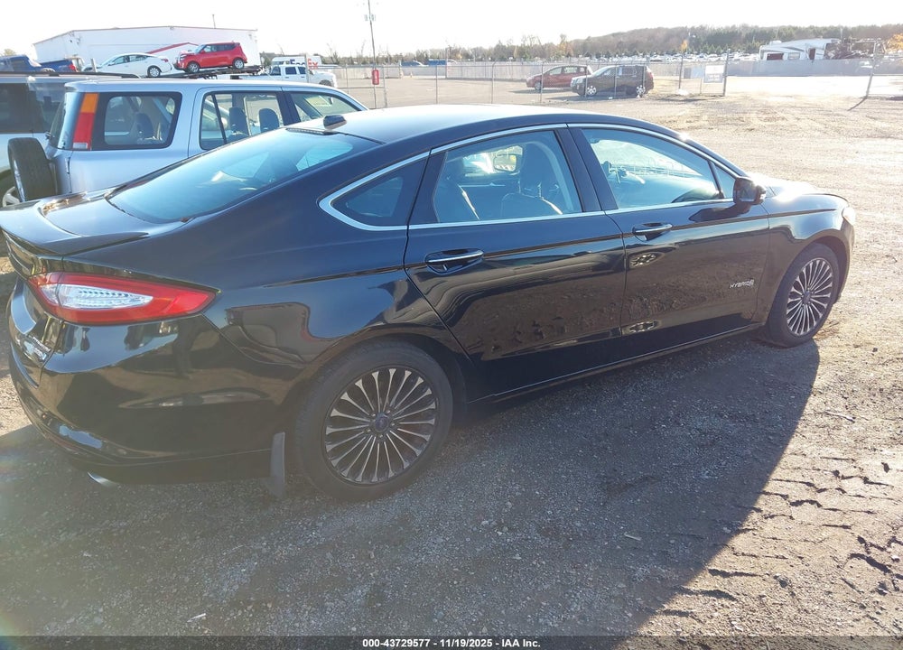 2013 FORD FUSION HYBRID TITANIUM VIN: 3FA6P0RU6DR381893