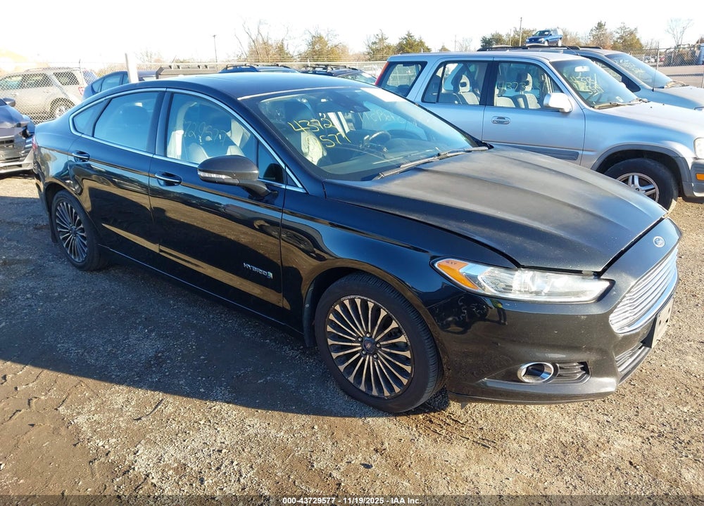 2013 FORD FUSION HYBRID TITANIUM VIN: 3FA6P0RU6DR381893