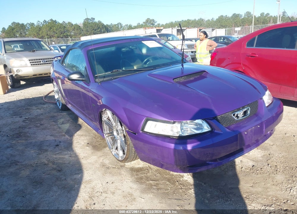 2001 FORD MUSTANG GT VIN: 1FAFP45X51F163119