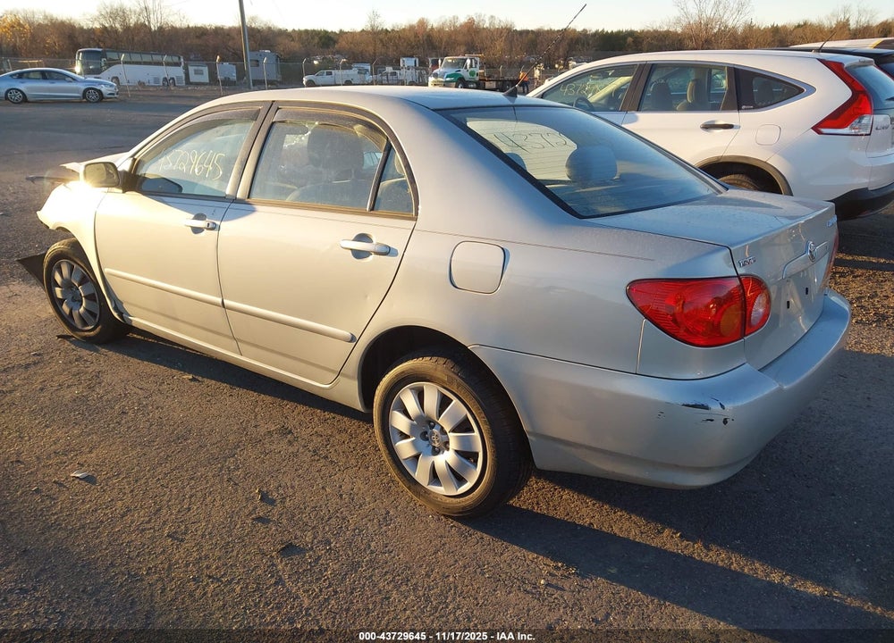 2003 TOYOTA COROLLA LE VIN: 2T1BR38E23C114057