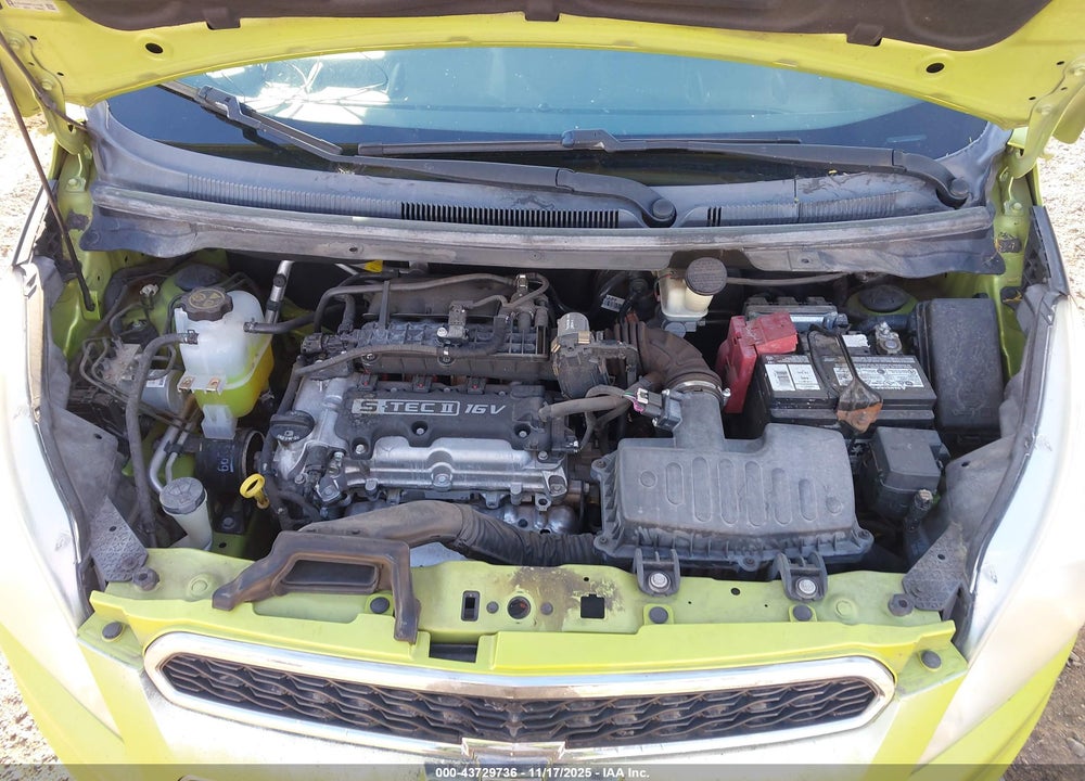 2014 CHEVROLET SPARK LS MANUAL VIN: KL8CA6S96EC417498