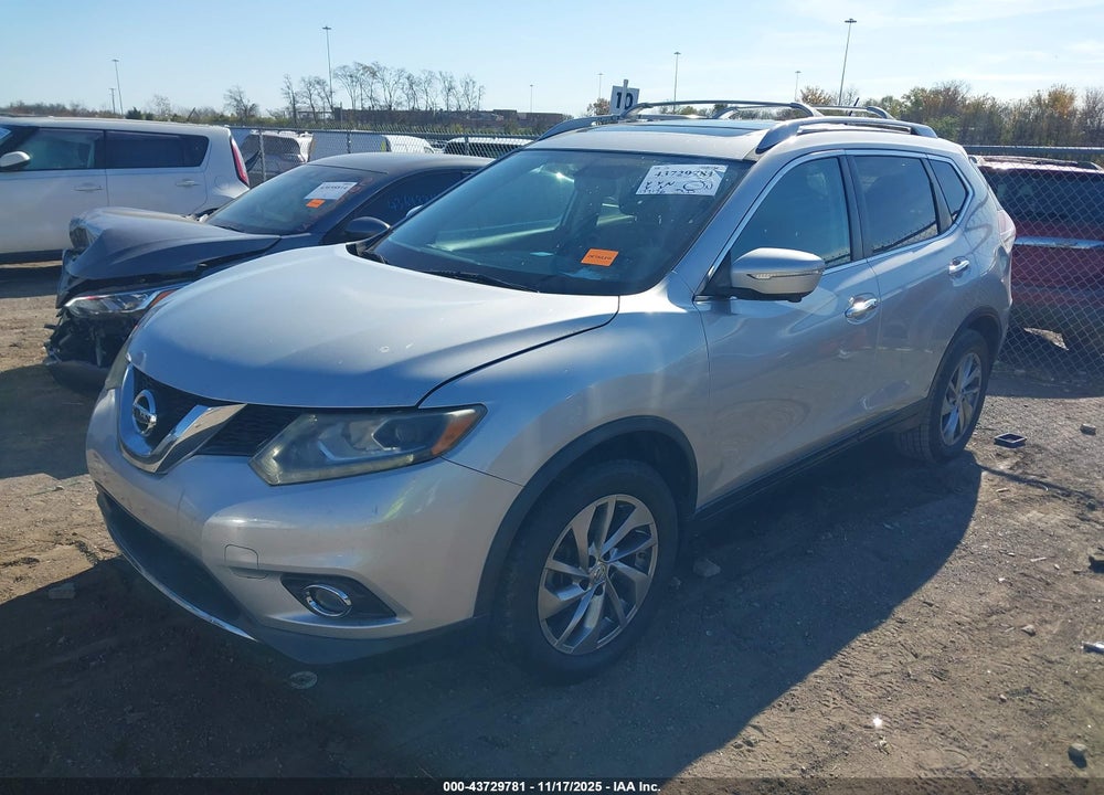 2014 NISSAN ROGUE SL VIN: 5N1AT2MV7EC828643