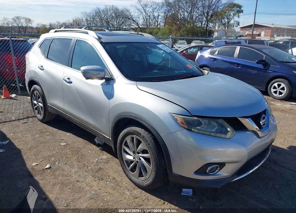 2014 NISSAN ROGUE SL VIN: 5N1AT2MV7EC828643