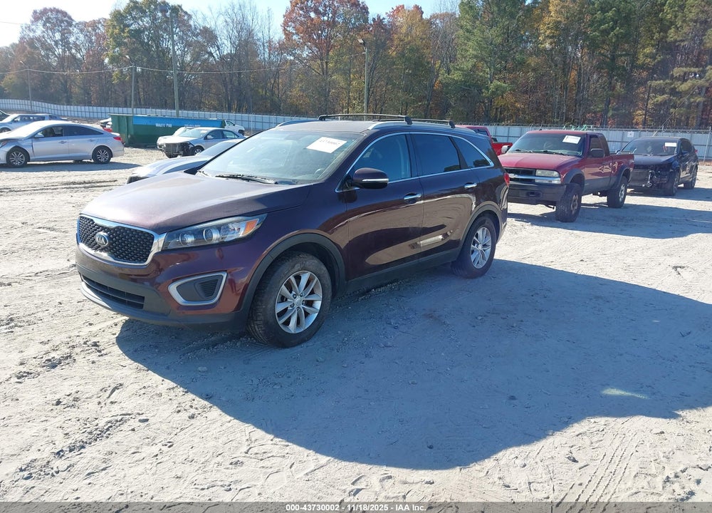 2016 KIA SORENTO 2.4L LX VIN: 5XYPG4A37GG123325