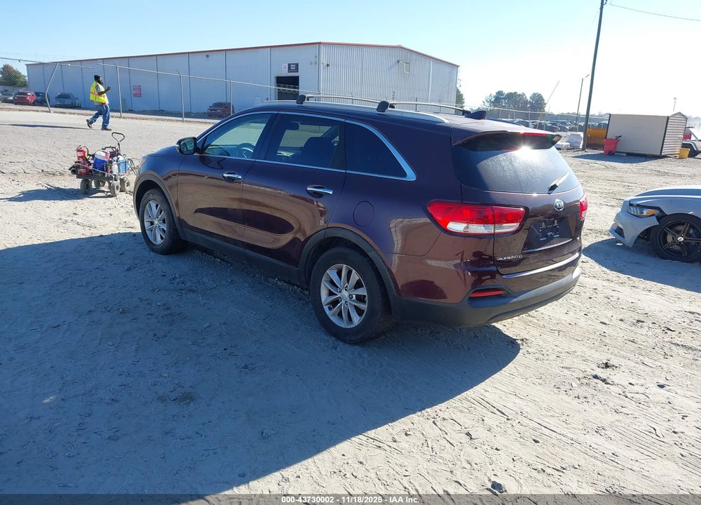 2016 KIA SORENTO 2.4L LX VIN: 5XYPG4A37GG123325