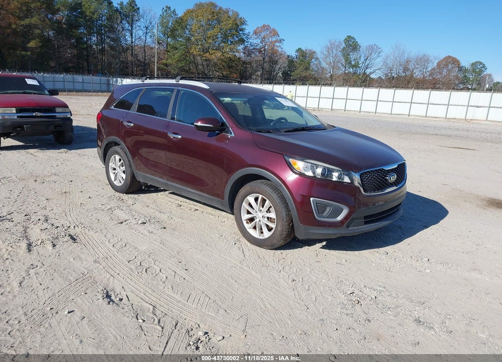 2016 KIA SORENTO 2.4L LX VIN: 5XYPG4A37GG123325