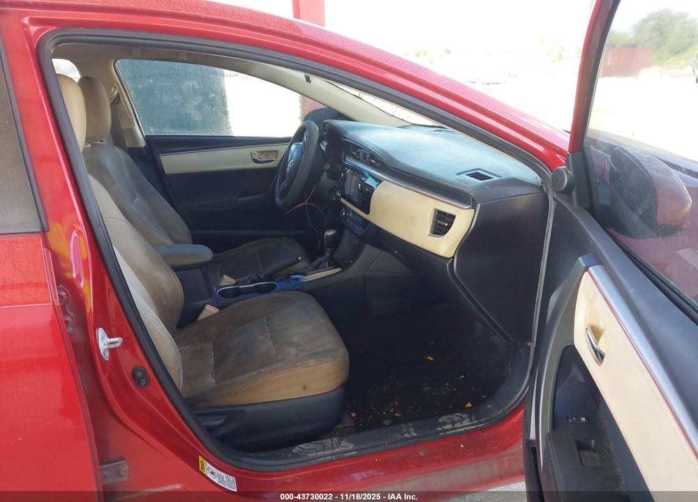 2015 TOYOTA COROLLA LE VIN: 2T1BURHE7FC442287