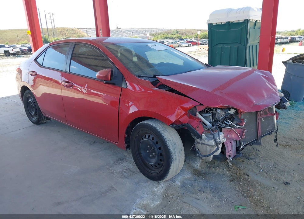 2015 TOYOTA COROLLA LE VIN: 2T1BURHE7FC442287