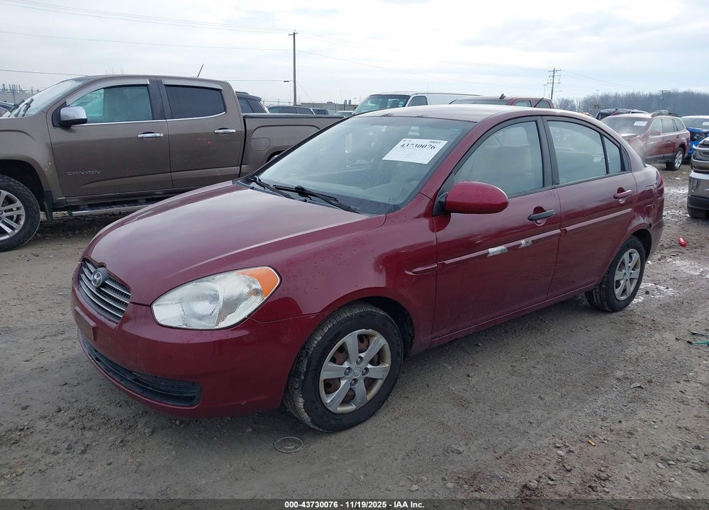 2009 HYUNDAI ACCENT GLS VIN: KMHCN46C29U383982