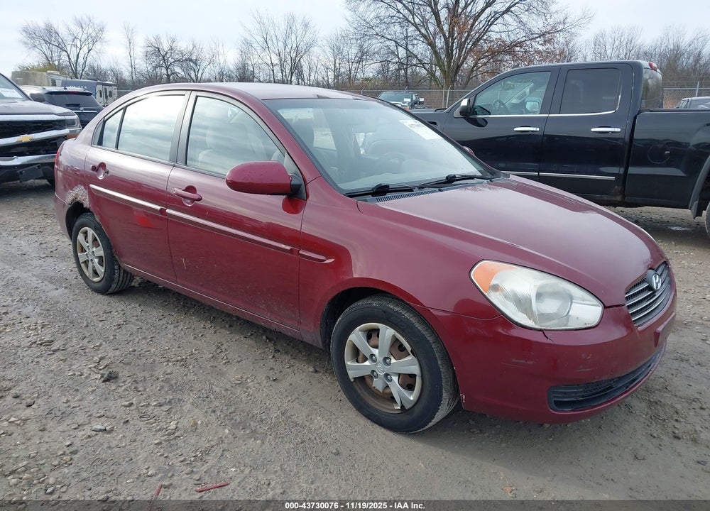 2009 HYUNDAI ACCENT GLS VIN: KMHCN46C29U383982